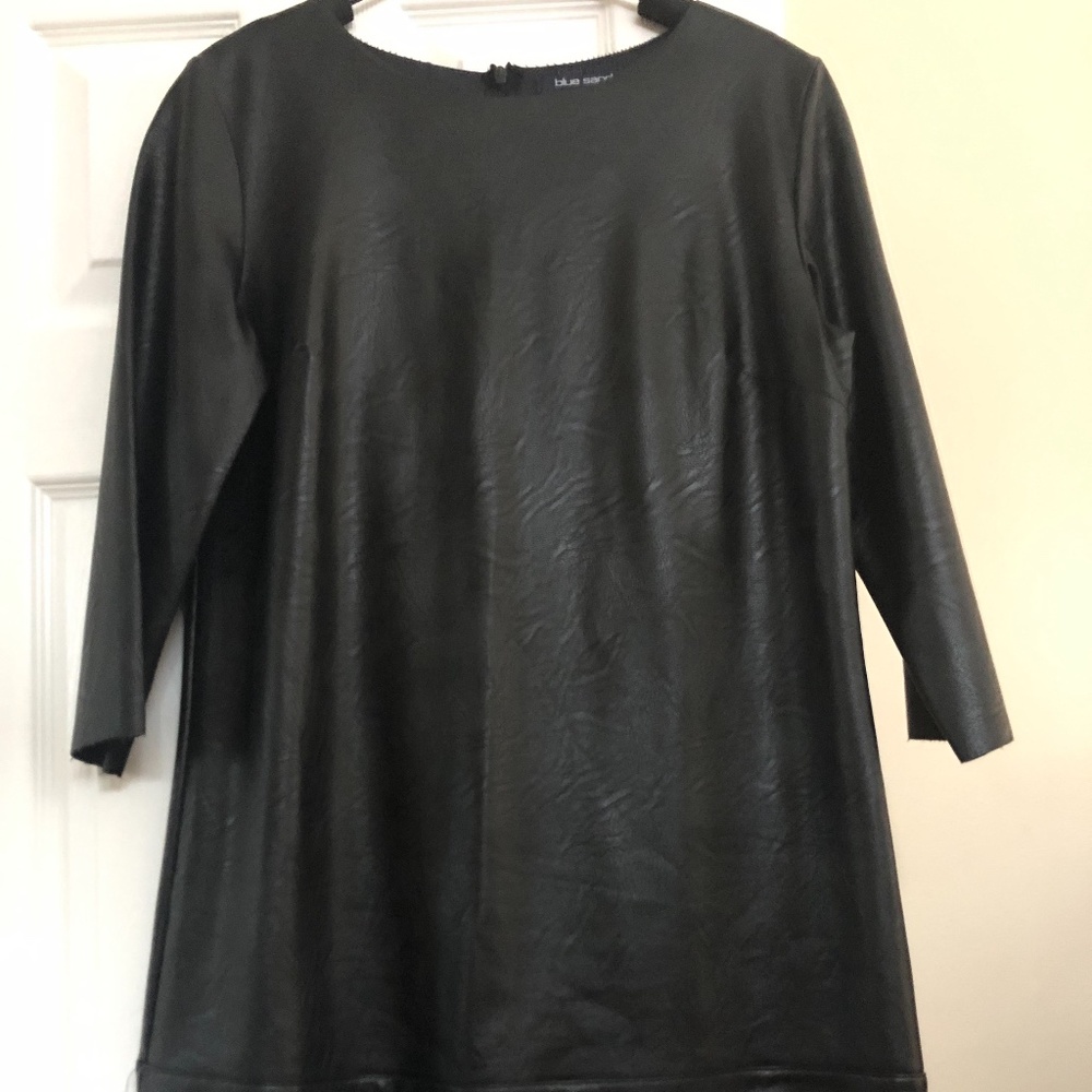 Leather dress